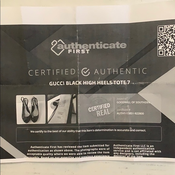 Authentic Gucci heels platform sling backs EUC - Picture 13 of 13